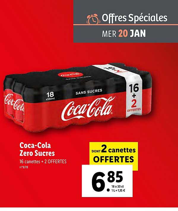 coca-cola zero sucres
