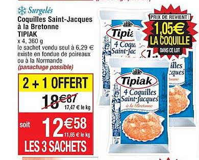 coquilles saint-jacques à la bretonne tipiak