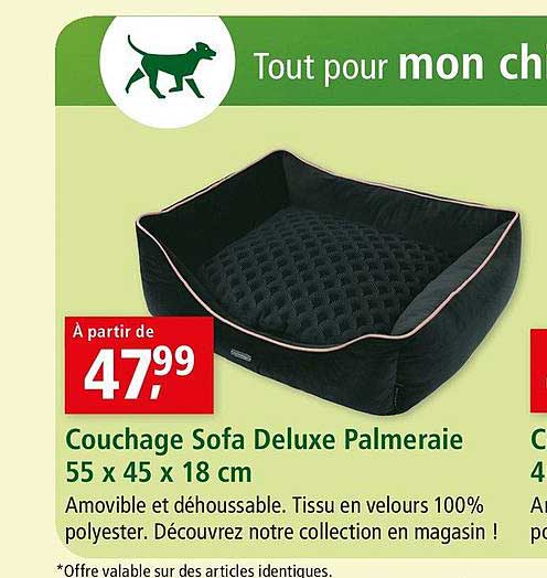 couchage sofa deluxe palmeraie