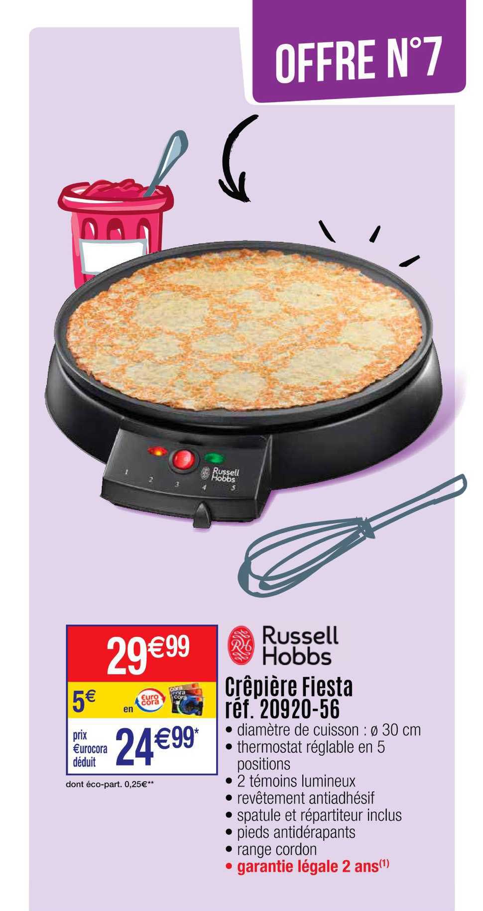 crêpière fiesta russell hobbs