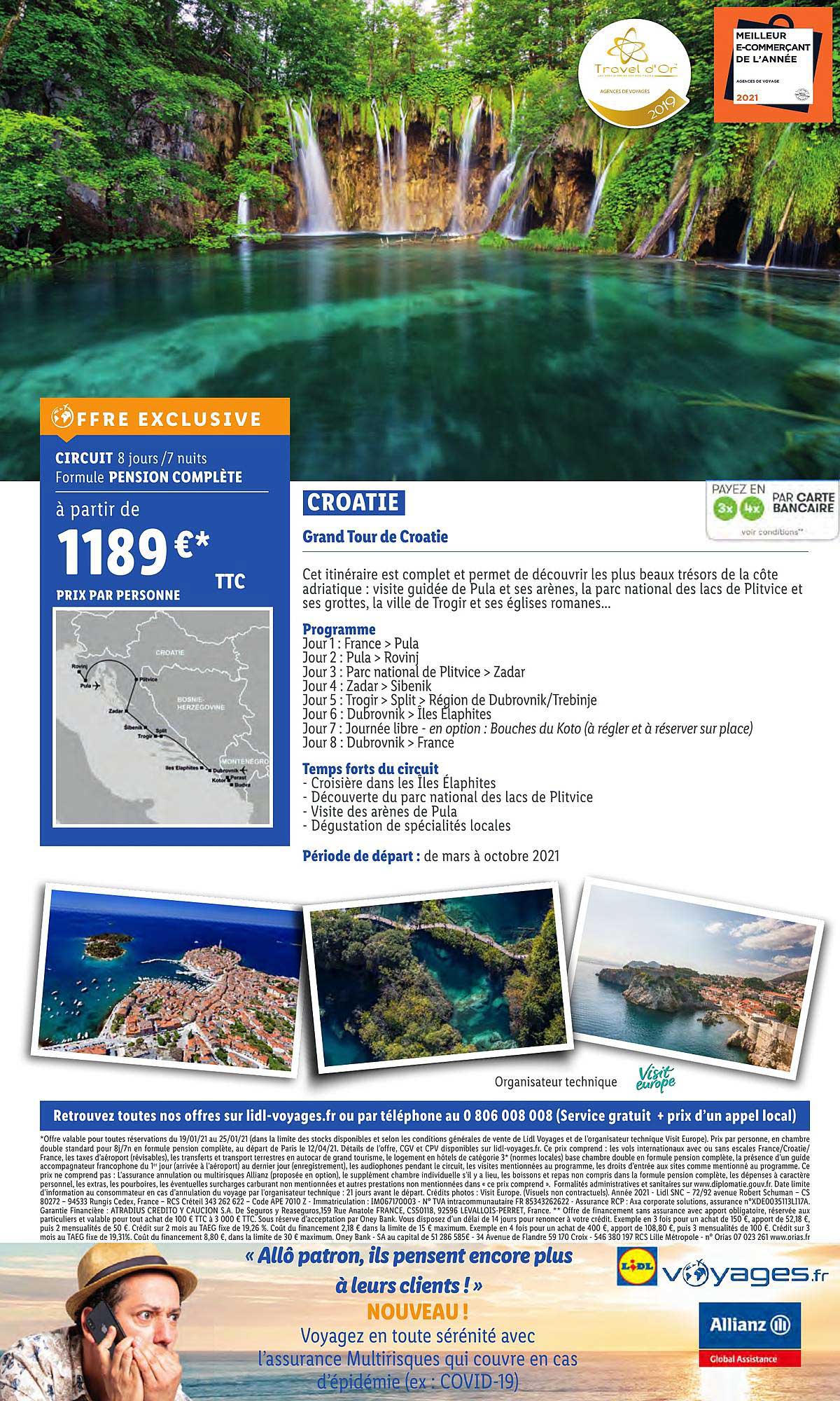 croatie grand tour de croatie