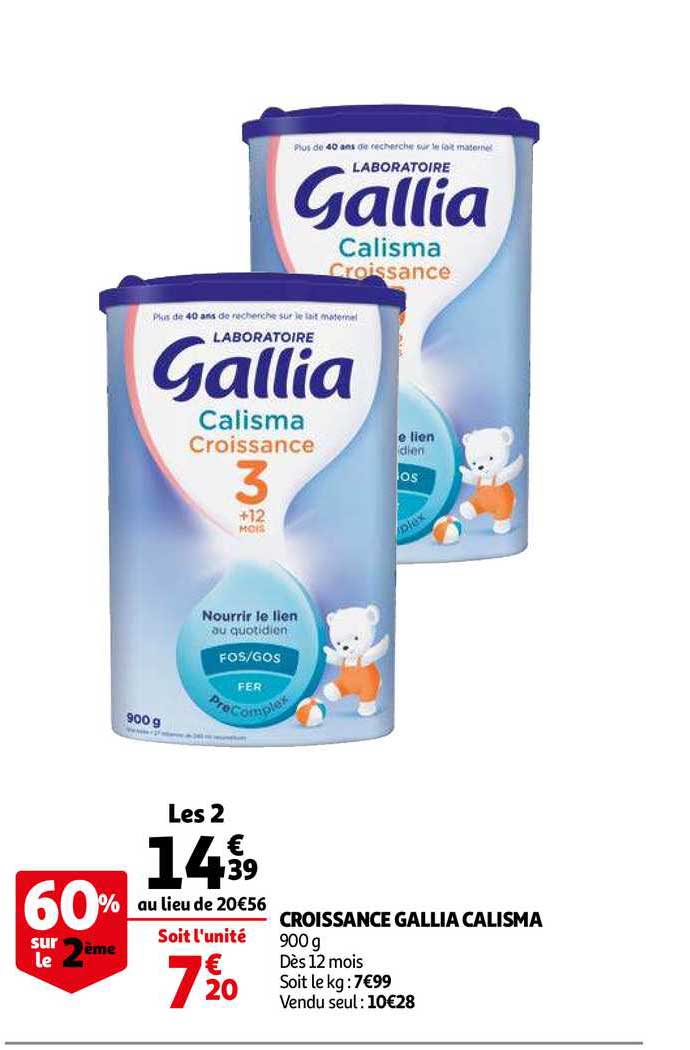 Croissance Gallia Calisma