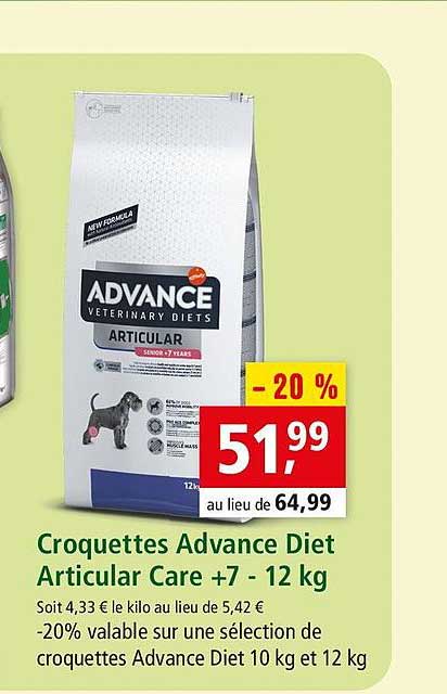 croquettes advance diet articular care