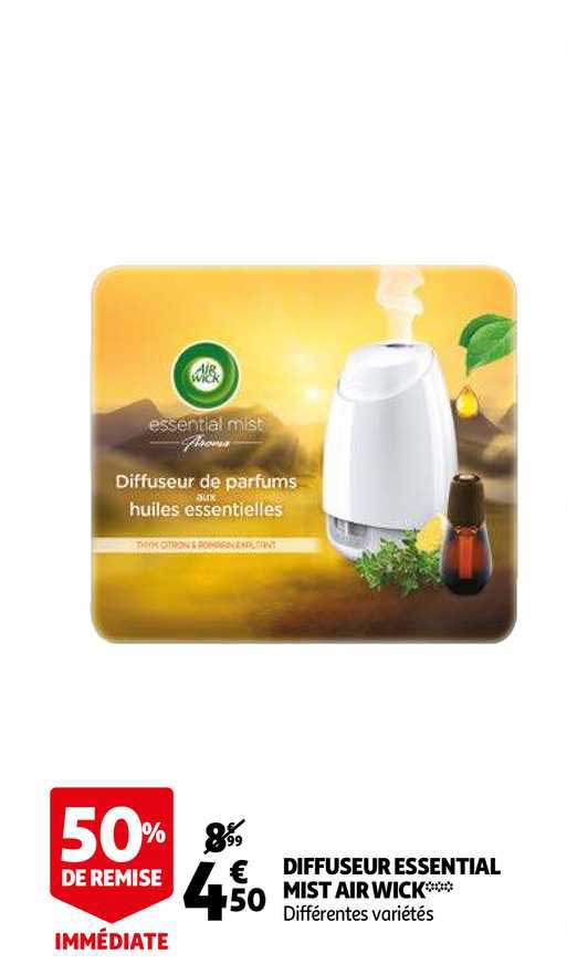 diffuseur essential mist air wick