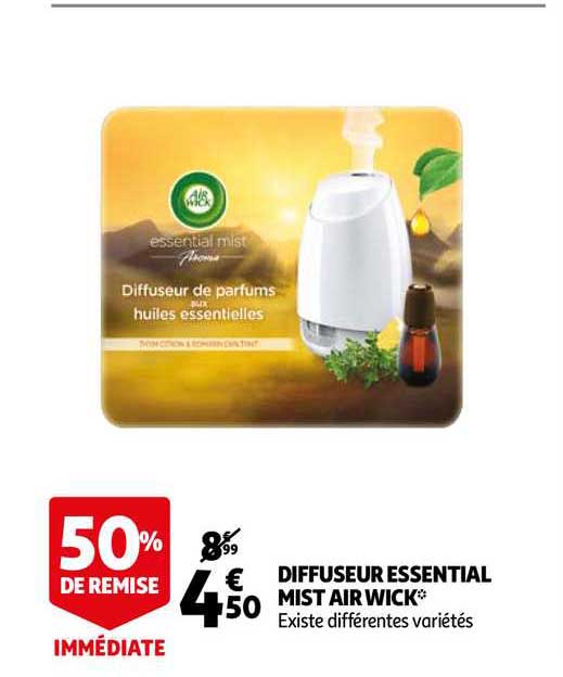diffuseur essential mist air wick