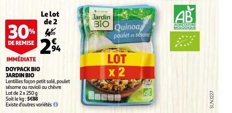 Doypack Bio Jardin Bio