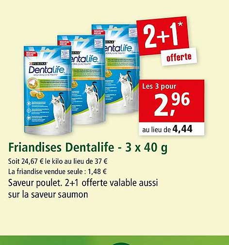 Friandises Dentalife 2 + 1 Offerte