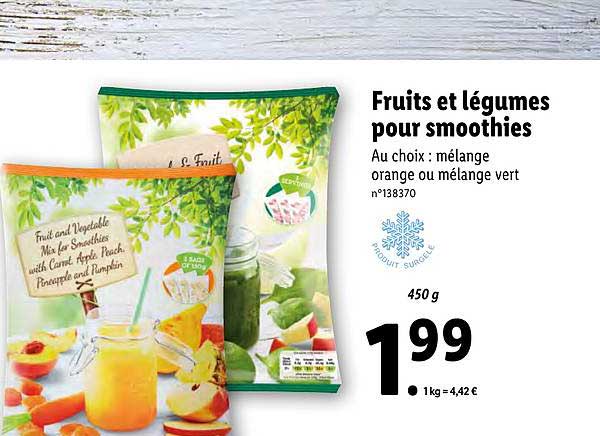 Fruits Et Légumes Pour Smoothies