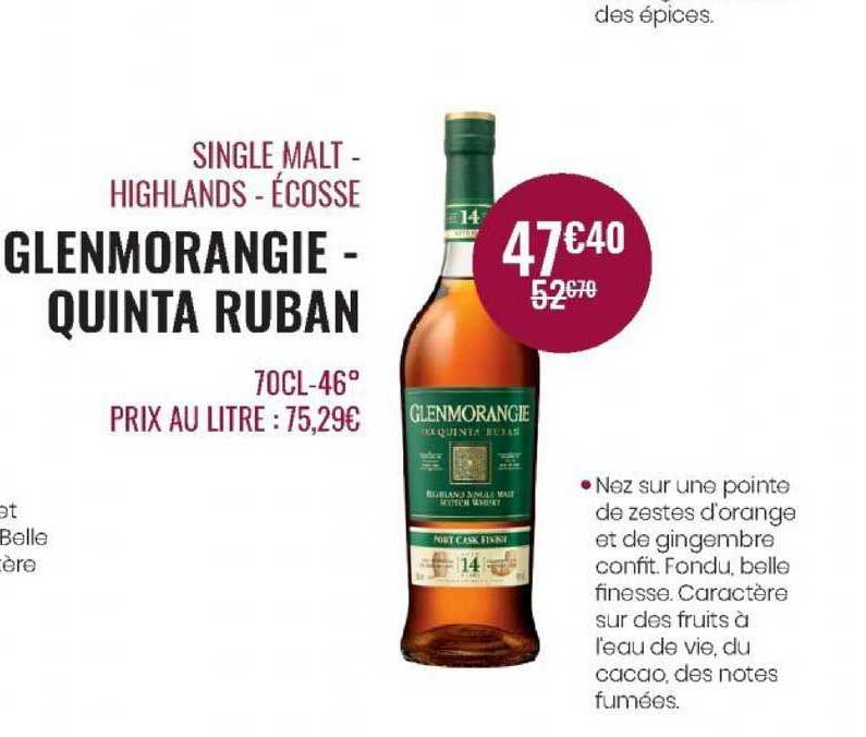 glenmorangie - quinta ruban