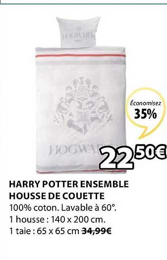 harry potter ensemble housse de couette
