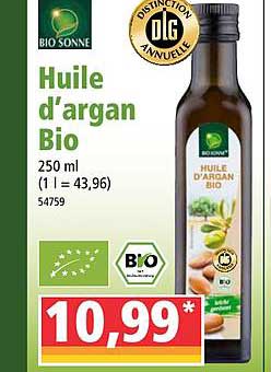Huile D'argan Bio Bio Sonne