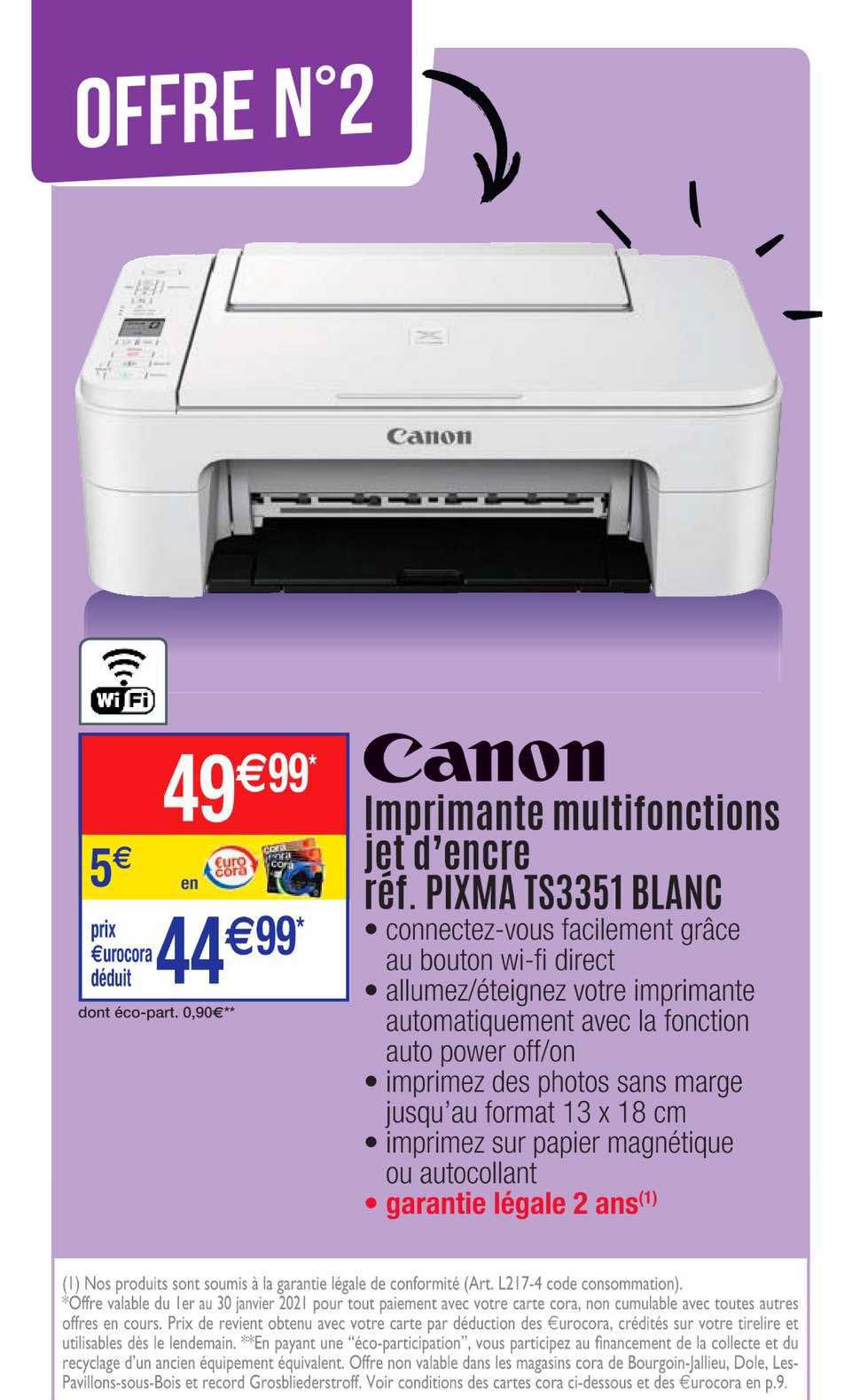 imprimante multifonctions jet d'encre canon