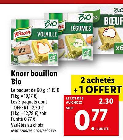 Knorr Bouillon Bio