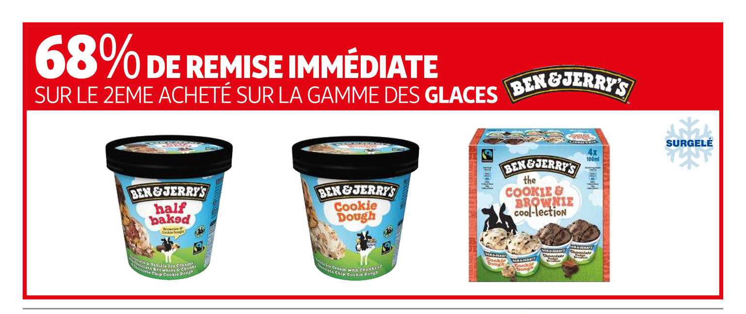 La Gamme Des Glaces Ben & Jerry's