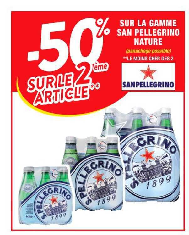 la gamme san pellegrino nature
