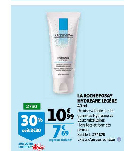 la roche posay hydreane legère