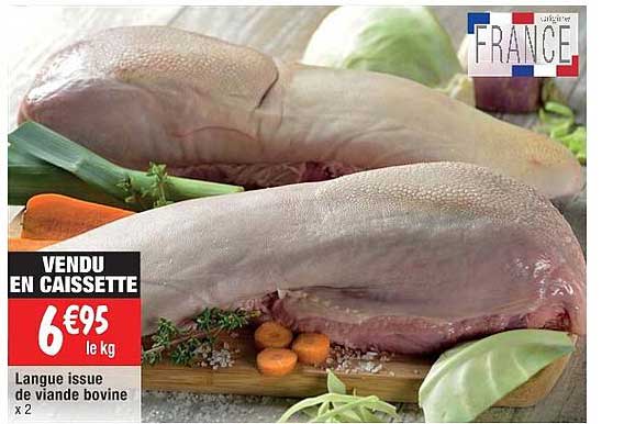 langue issue de viande bovine