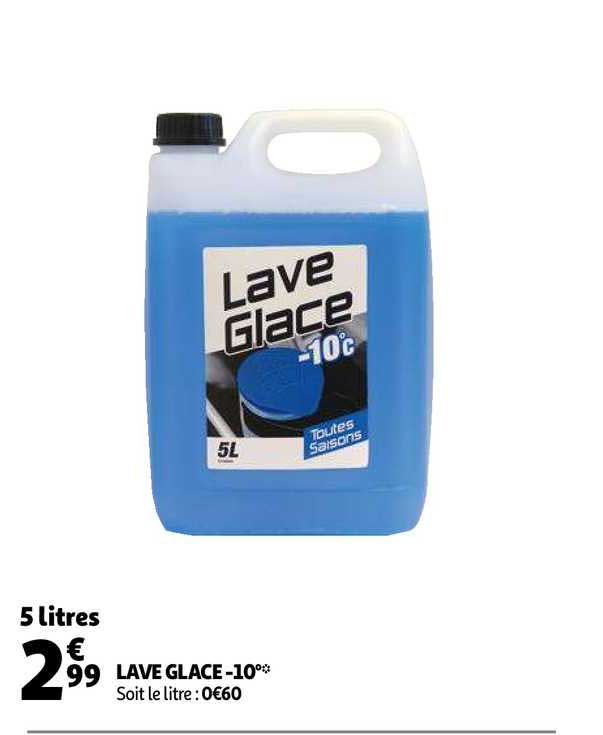 lave glace -10°