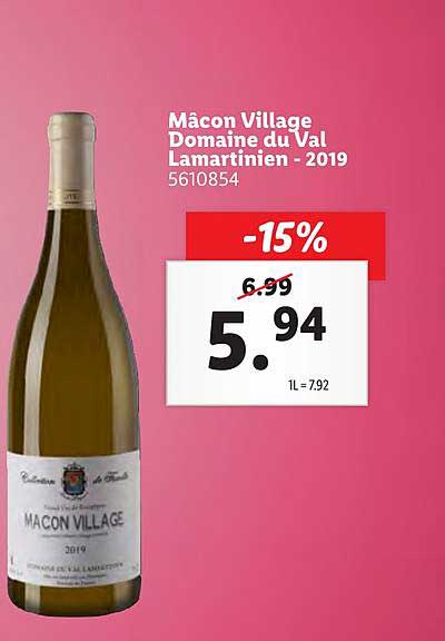 mâcon village domaine du val lamartinien 2019