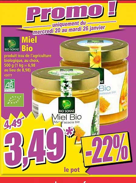 miel bio bio sonne