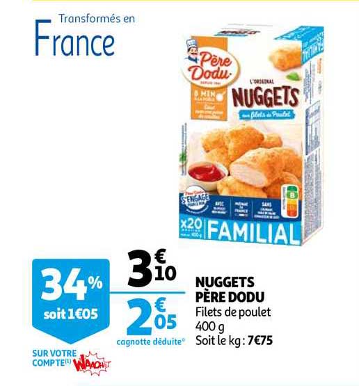 nuggets père dodu