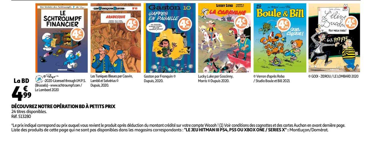 opération bd à petits prix