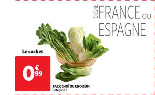 pack choï ou choisum