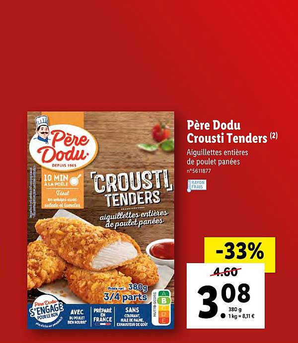 père dodu crousti tnders