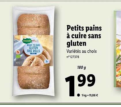 Petits Pains à Cuire Sans Gluten
