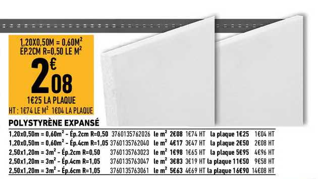 polystyrène expansé