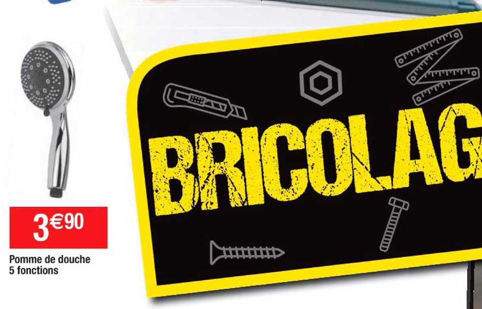 pomme de douche 5 fonctions