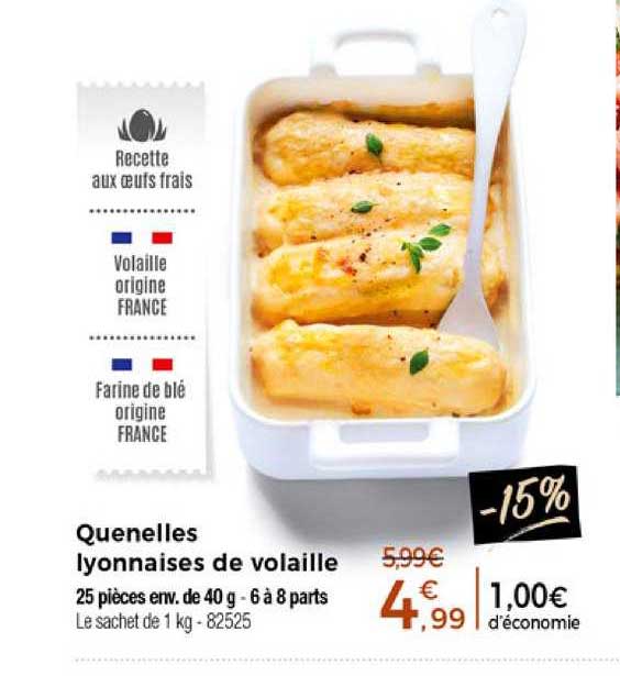 quenelles lyonnaises de volaille