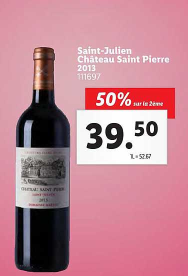 saint-julien château saint pierre 2013