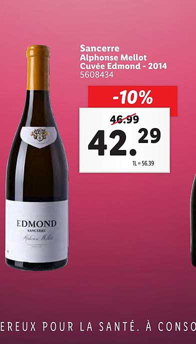 sancerre alphonse mellot cuvée edmond 2014