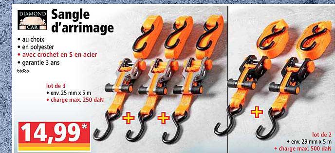 sangle d'arrimage diamond car
