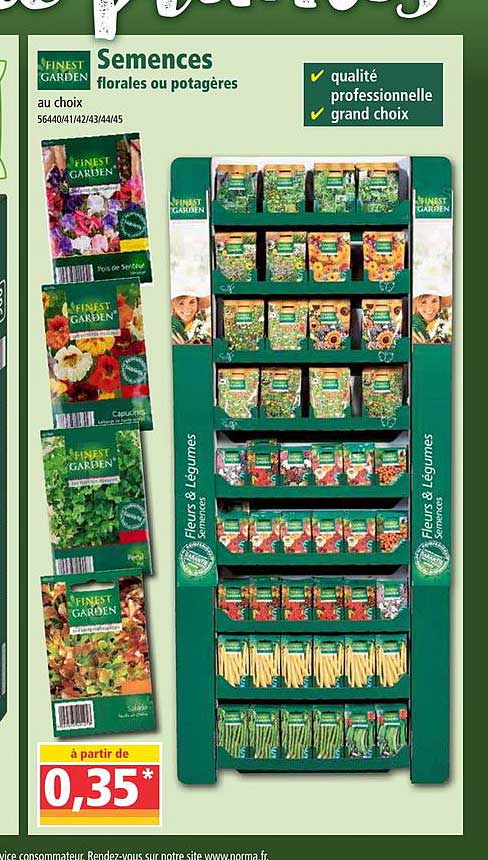 semences florales ou potagères