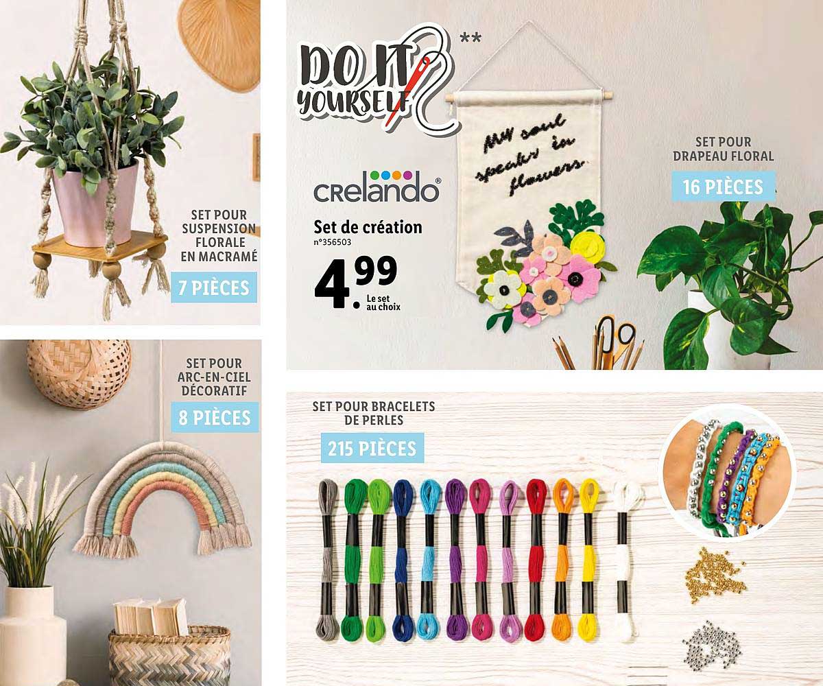 set de création crelando