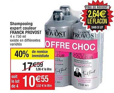 shampooing expert couleur franck provost