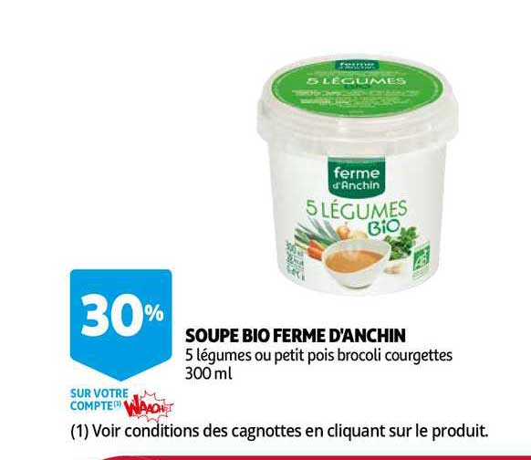 soupe bio ferme d'anchin