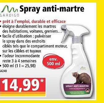 Spray Anti-martre Gardigo