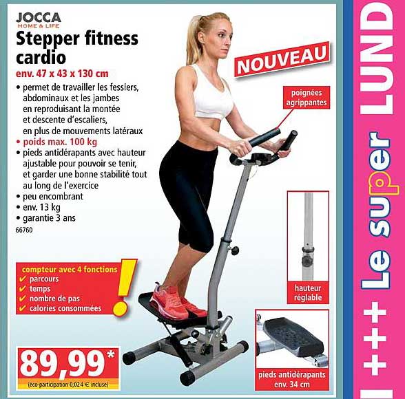 stepper fitness cardio jocca home & life
