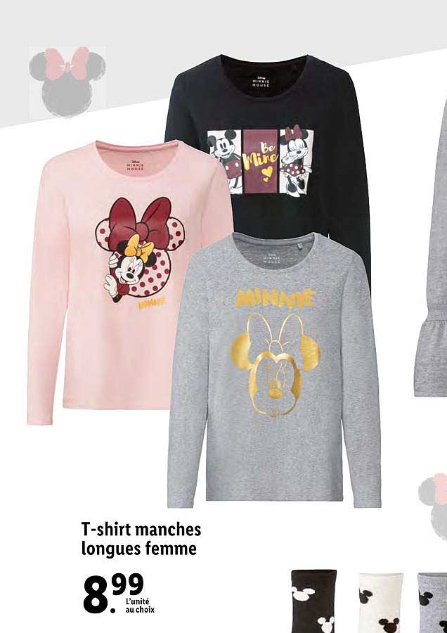 t-shirt manches longues femme