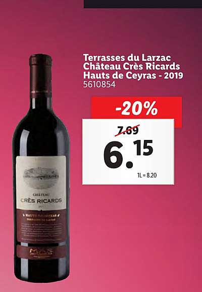 Terrasses Du Larzac Château Crès Ricards Hauts De Ceyras 2019