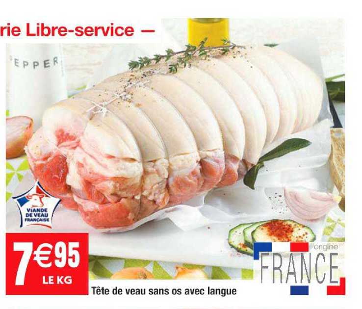 Tête De Veau Sans Os Avec Langue