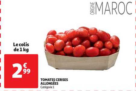 Tomates Cerises Allongées