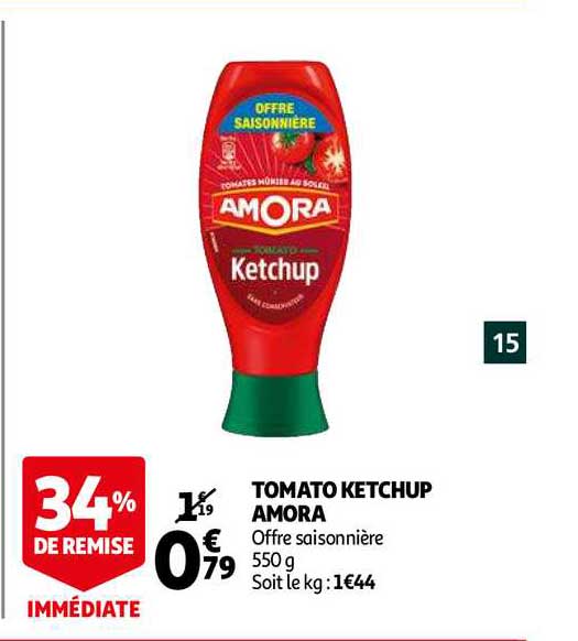 tomato ketchup amora