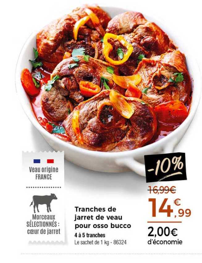 tranches de jarret de veau pour osso bucco
