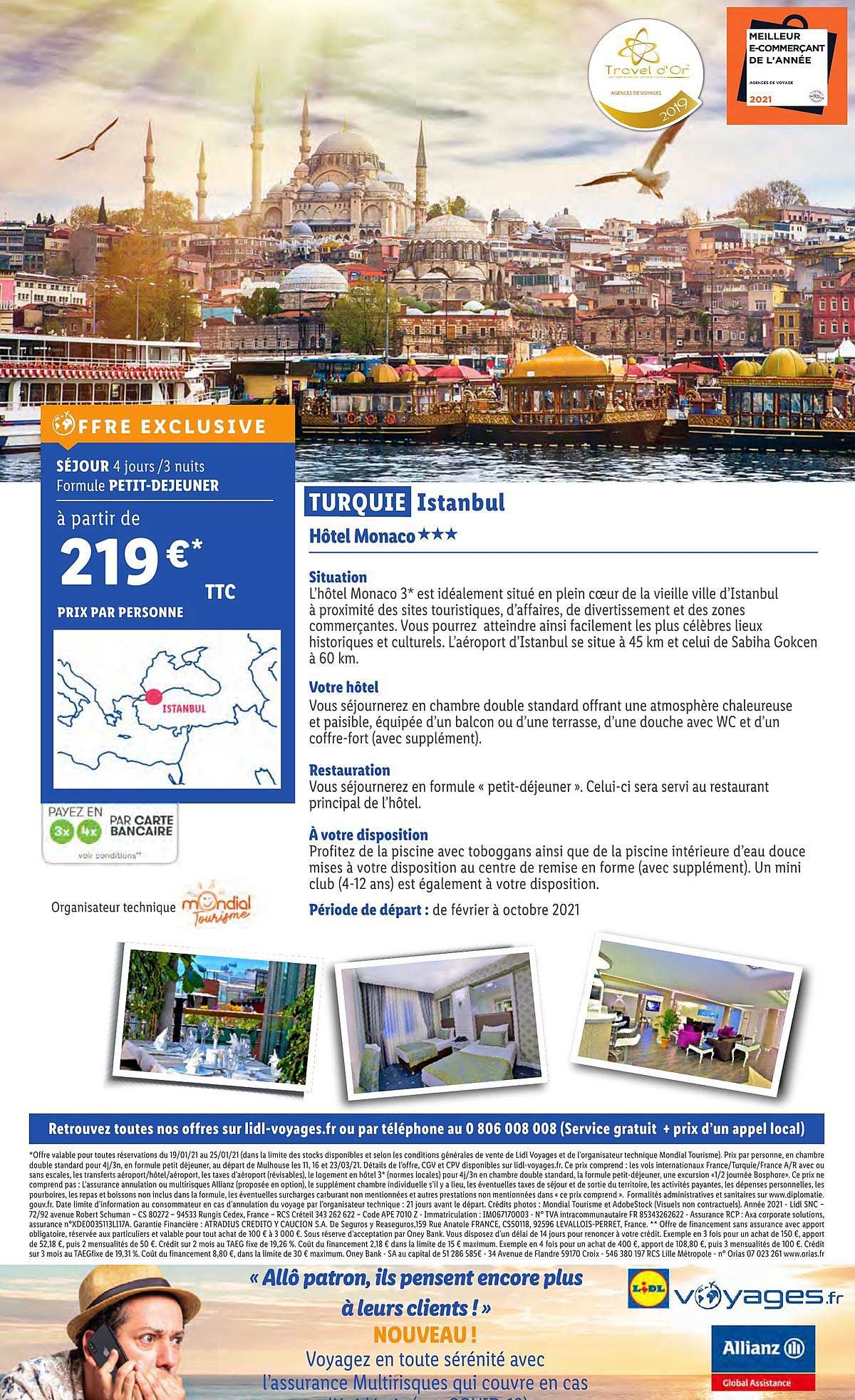 turquie istanbul hôtel monaco