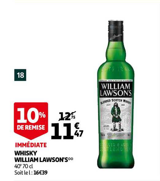 whisky william lawson's