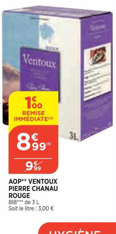 aop ventoux pierre chanau rouge